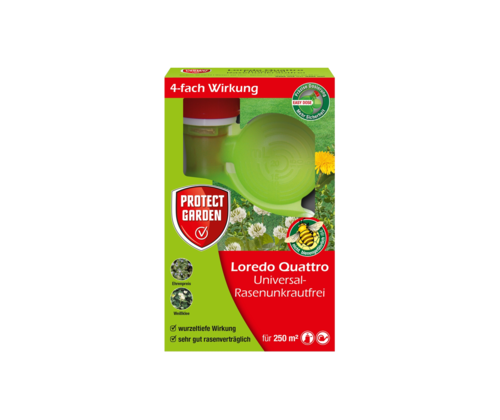 Loredo Quattro Universal-Rasenunkrautfrei 250ml